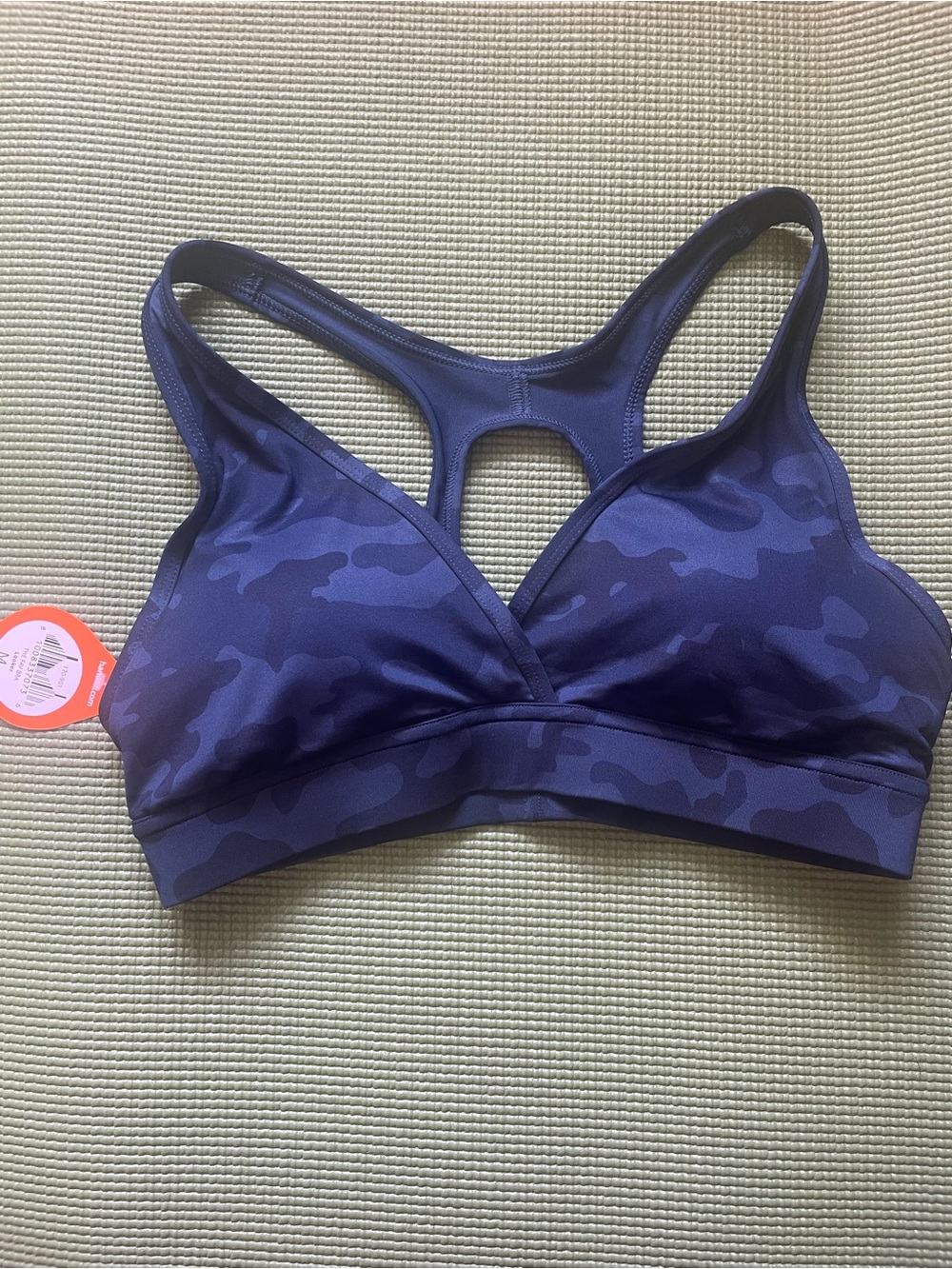 Navy Camo Handful FaV Sports Bra-NWT